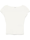 Parosh boat neck top