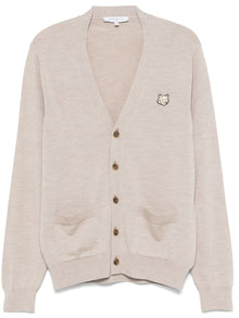  Maison Kitsune fox motif cardigan