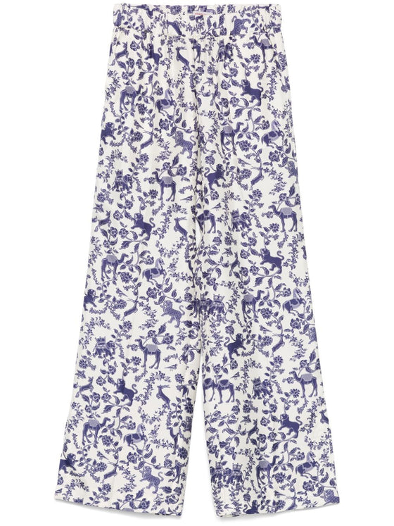 Alberto Biani printed trousers