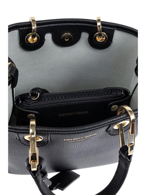 Emporio Armani Deer-print MyEA vertical shopper bag