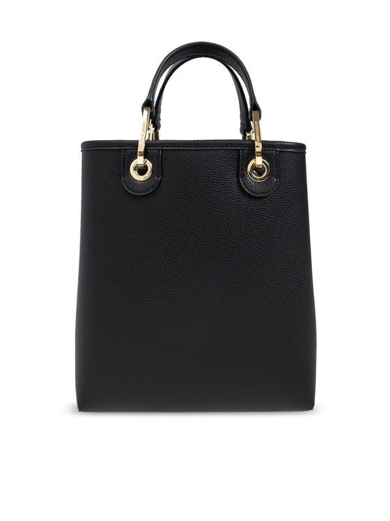 Emporio Armani Deer-print MyEA vertical shopper bag