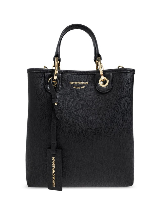 Emporio Armani Deer-print MyEA vertical shopper bag