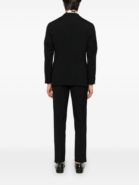 Boglioli Single Breasted Two Button Navy Blue Suit