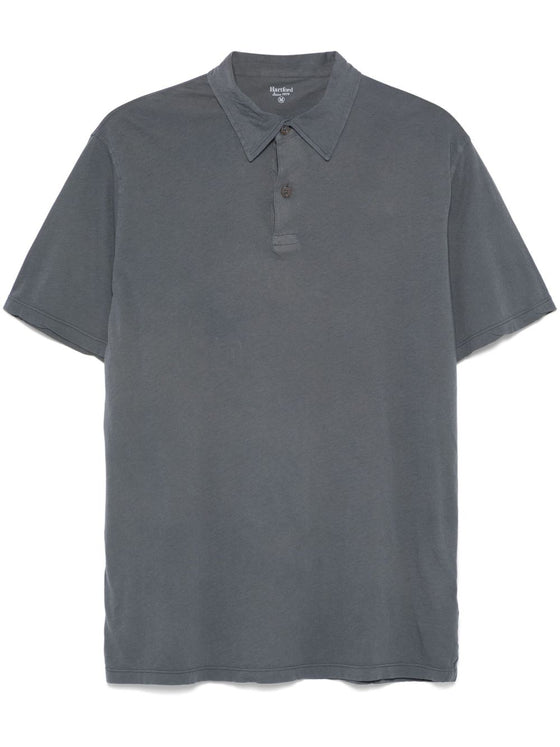 Hartford Light polo in Steel blue