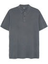 Hartford Light polo in Steel blue