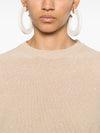 Fabiana Filippi Crewneck sweater with linen blend