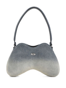 Diesel double-d denim shoulder bag