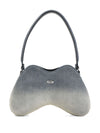 Diesel double-d denim shoulder bag