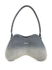 Diesel double-d denim shoulder bag
