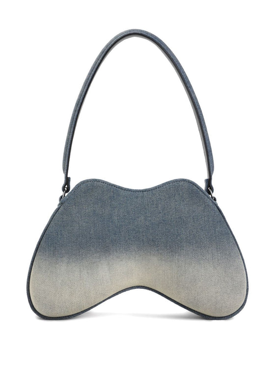 Diesel double-d denim shoulder bag