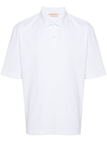  Marni logo-patch polo shirt