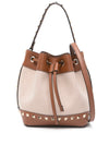 Valentino Garavani Rockstud canvas bucket bag