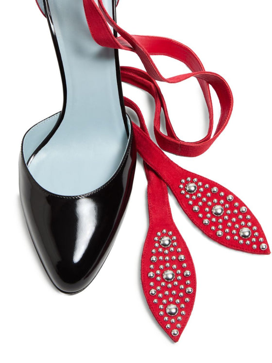 Valentino Garavani 85mm Foliefoliage pumps