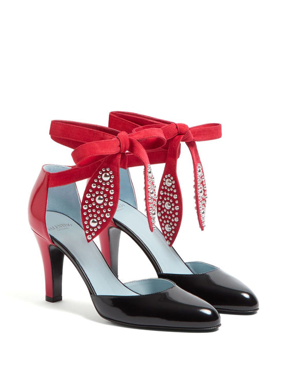 Valentino Garavani 85mm Foliefoliage pumps