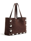 Valentino Garavani Medium Nellcôte Suede Shopping Bag