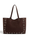 Valentino Garavani Medium Nellcôte Suede Shopping Bag