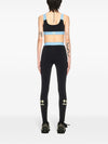 Off White Bra With Colour-Block Design