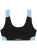 Off White Bra With Colour-Block Design