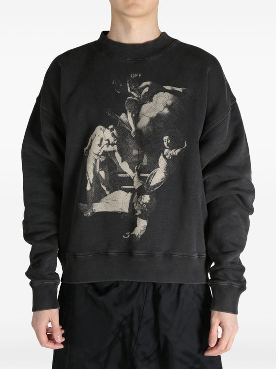 Off White Sweaters Black
