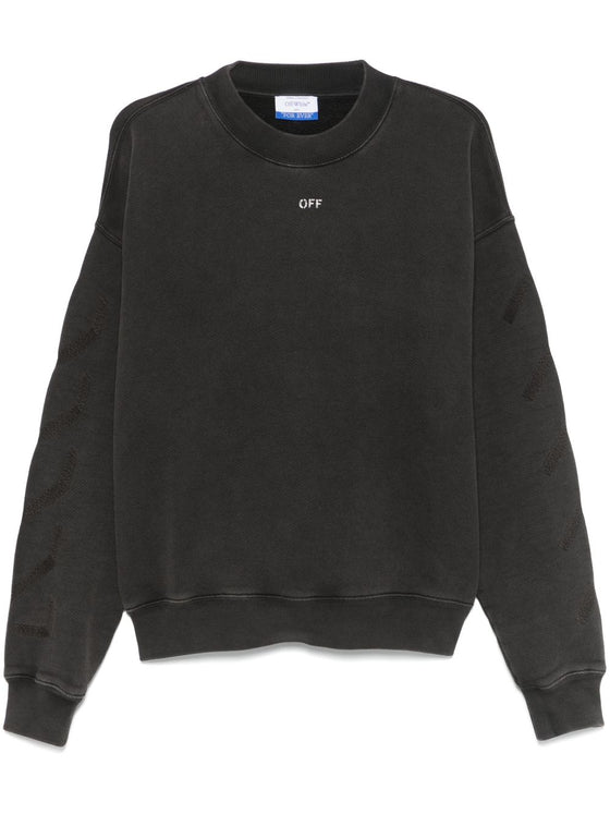 Off White Sweaters Black