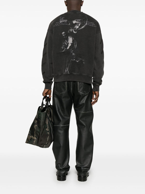 Off White Sweaters Black