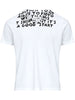 MM6 Maison Margiela V-neck short sleeves straight hem Printed cotton t-shirt