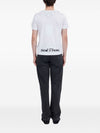 MM6 Maison Margiela V-neck short sleeves straight hem Printed cotton t-shirt
