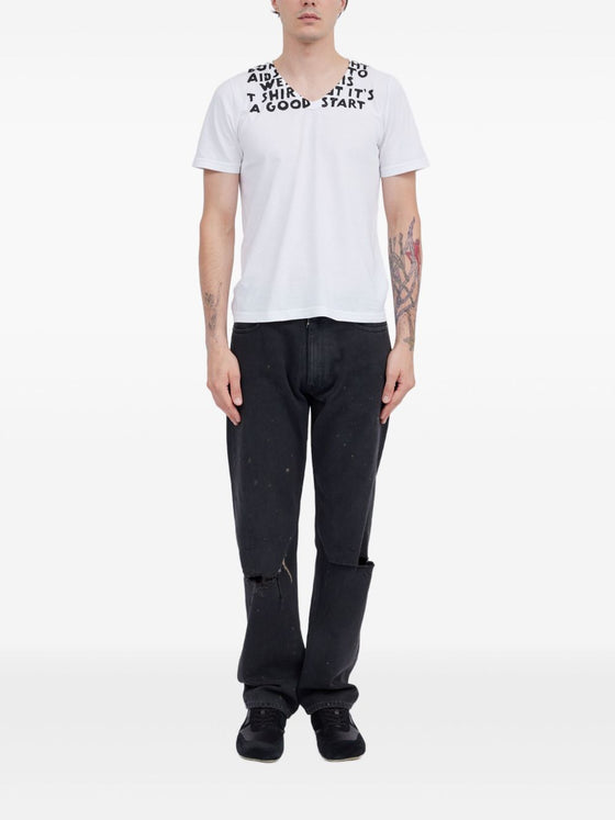 MM6 Maison Margiela T-shirts and Polos White
