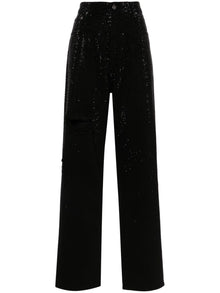  Golden Goose crystal embellished jeans