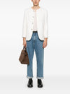 Dunst Collarless Oversized Tweed Jacket