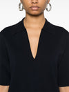 Parosh mini dress with collar detail and V-neckline