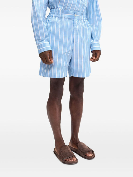 JACQUEMUS Shorts Clear Blue