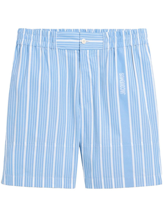 JACQUEMUS Shorts Clear Blue