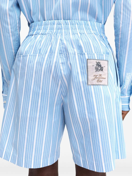 JACQUEMUS Shorts Clear Blue