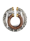 Jacquemus Trio of geometric ear-cuffs.