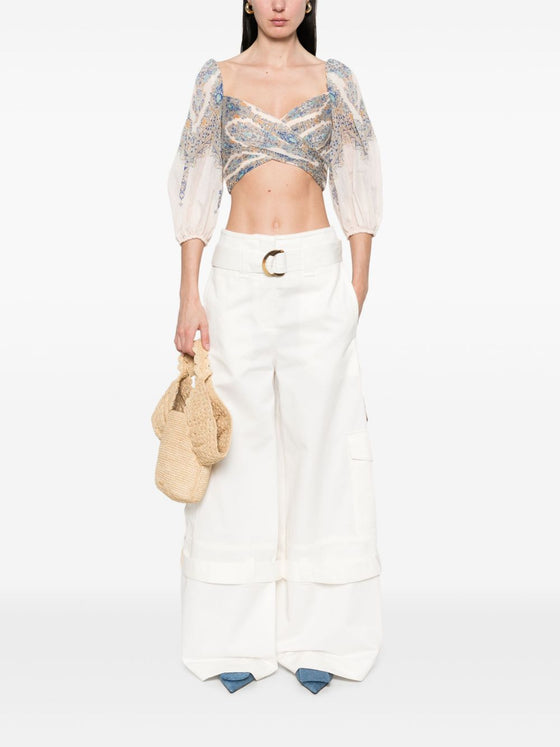Zimmermann Zimmerman pleated design top