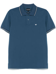  Emporio Armani embroidered logo polo shirt