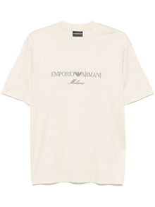  Emporio Armani logo-embroidered T-shirt