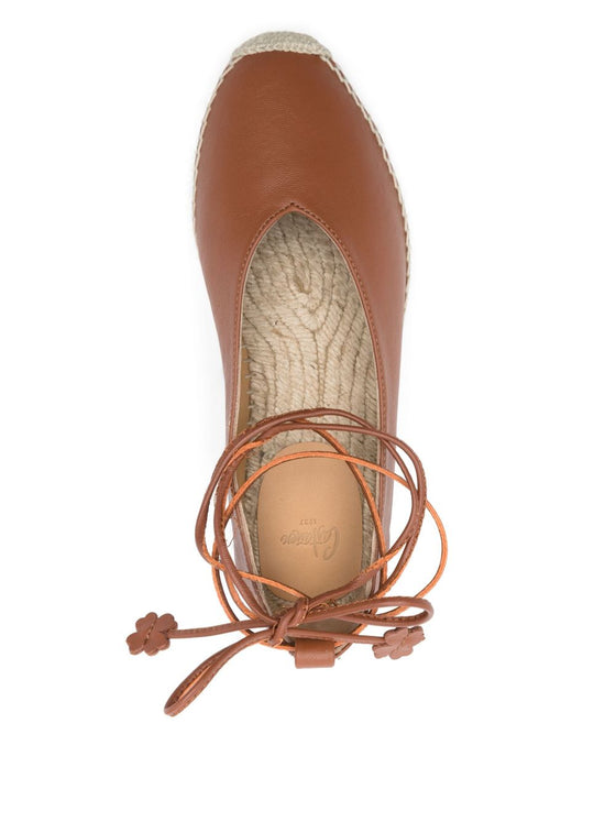 Castañer Castaner Flat shoes Leather Brown
