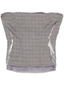  Ottolinger plaid check corset