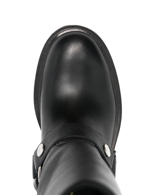 Golden Goose leather biker boots