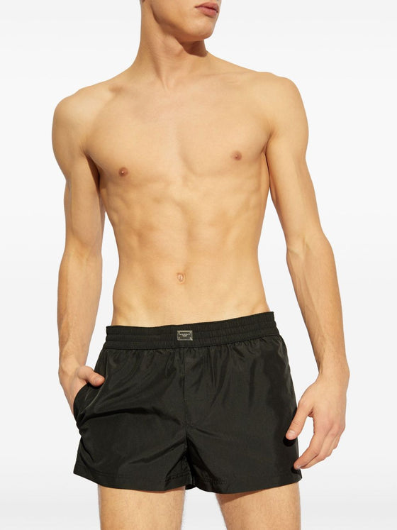 Dolce & Gabbana logo plaque swim shorts