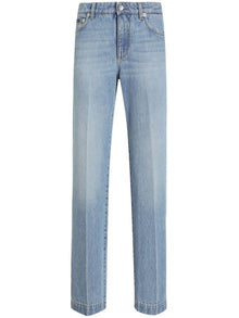  Dolce & Gabbana loose denim jeans with broken crease