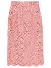Dolce & Gabbana midi skirt in light pink