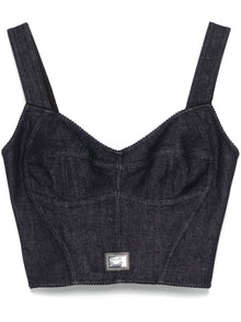  Dolce & Gabbana denim corset top