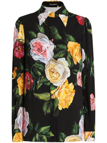  Dolce & Gabbana silk-charmeuse shirt