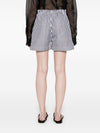Sportmax Striped cotton shorts