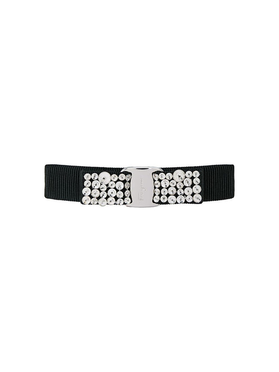 Ferragamo Vara bow crystal hairclip
