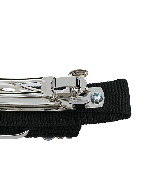 Ferragamo Vara bow crystal hairclip