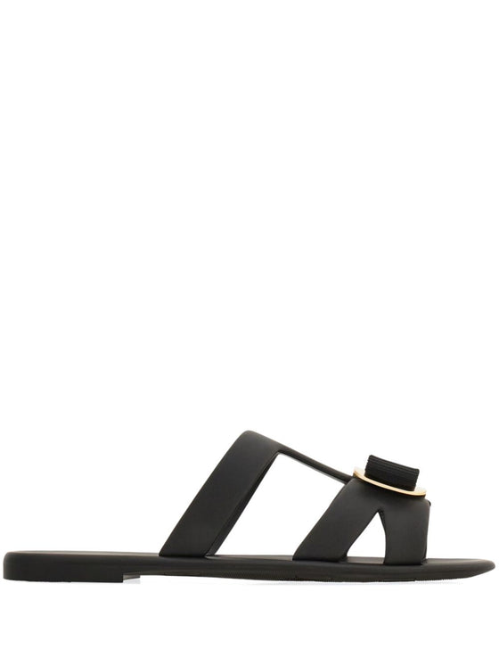 Ferragamo New Vara plate strappy slide